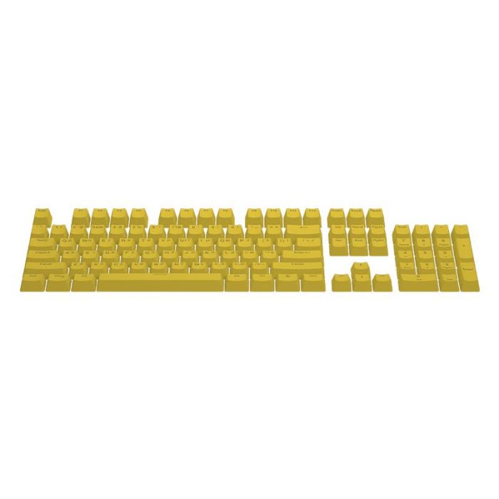 Набір кейкапів Hator PBT UKR/ENG/ru Yellow (HTS-139)