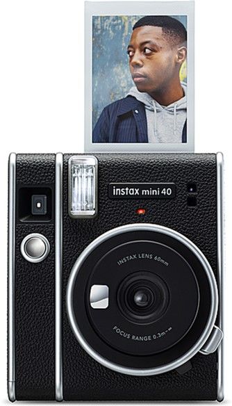 Фотокамера миттєвого друку Fujifilm Instax Mini 40 Black (16696863)