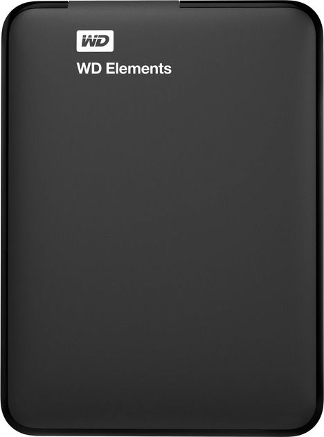 Зовнішній жорсткий диск 2.5" USB 1.0TB WD Elements Black (WDBUZG0010BBK-WESN)