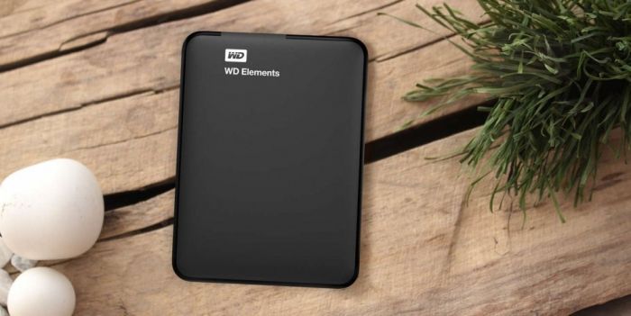 Зовнішній жорсткий диск 2.5" USB 1.0TB WD Elements Black (WDBUZG0010BBK-WESN)