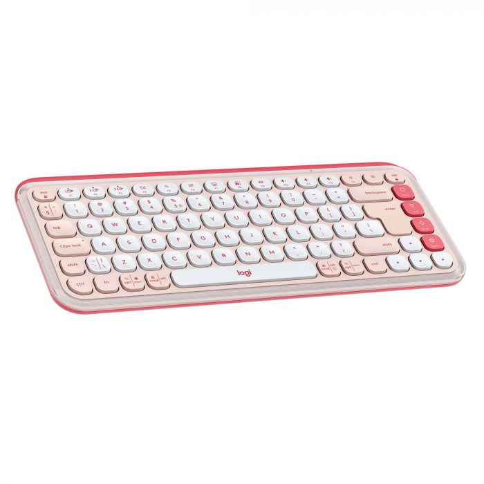 Клавiатура бездротова Logitech Pop Icon Keys Rose (920-013073)