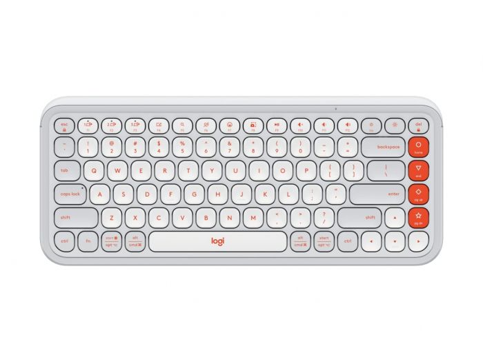 Клавiатура бездротова Logitech Pop Icon Keys Off White (920-013072)