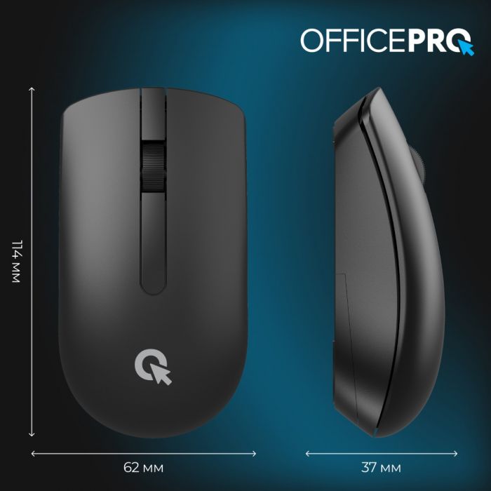 Миша бездротова OfficePro M175B Silent Click Wireless Black