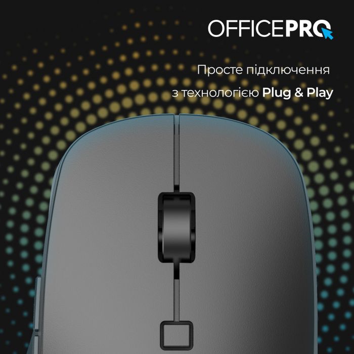 Миша бездротова OfficePro M305B Black