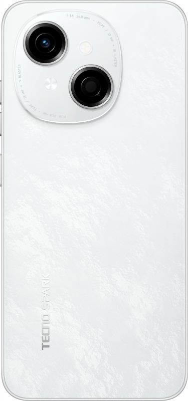 Смартфон Tecno Spark Go 1 (KL4) 3/128GB Glittery White (4894947037849)