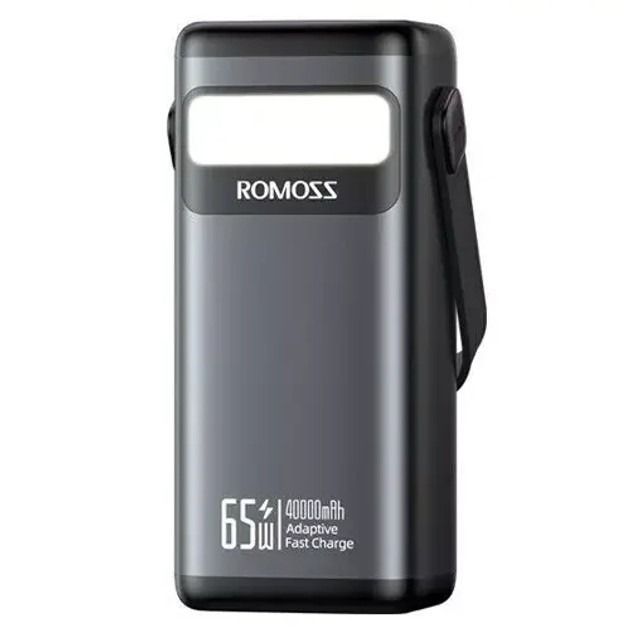 Універсальна мобільна батарея Romoss PMT40 40000mAh Black (PMT40-182-2133H)