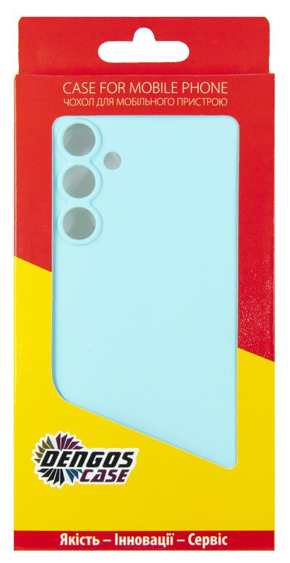 Чохол-накладка Dengos для Samsung Galaxy M35 5G SM-M356 Light Blue (DG-KM-107) + захисне скло