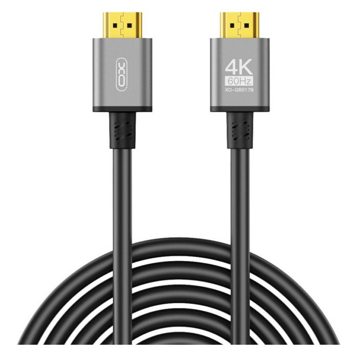 Кабель XO (GB017B-HDMI.tranish) HDMI-HDMI V.2.0, 5м Tranish