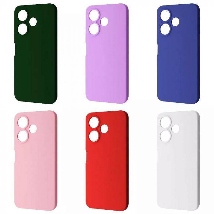 Чохол-накладка Wave Full Silicone Cover для Xiaomi Redmi 13 4G/Poco M6 4G/Note 13R White