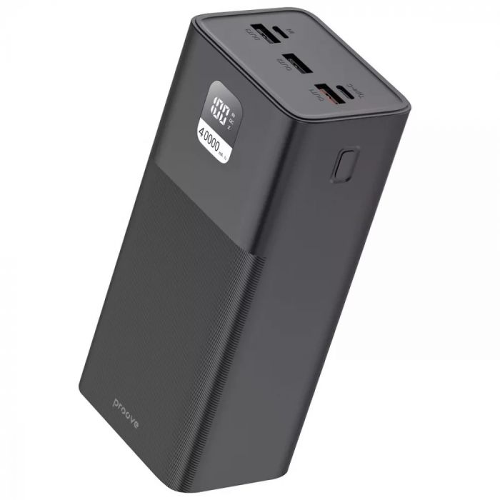 Універсальна мобільна батарея Proove Giant 100W 40000mAh Black (PBGI99320001)