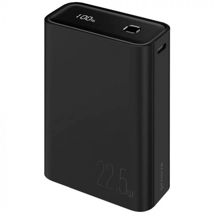 Універсальна мобільна батарея Proove Hyper Flux 22.5W 20000mAh Black (PBH220120001)