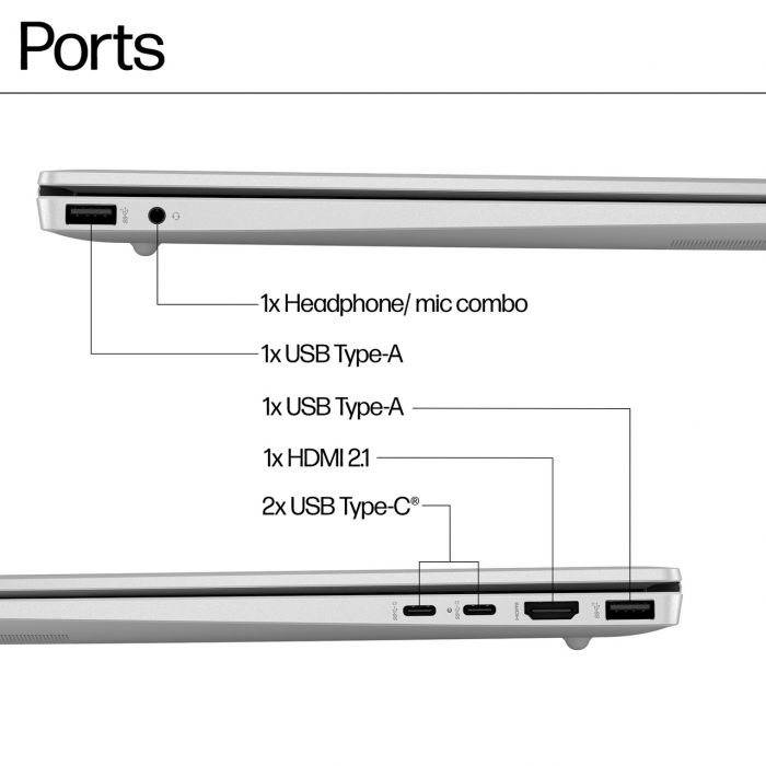 Ноутбук HP Pavilion 16-ag0016ua (B0AA6EA) Silver