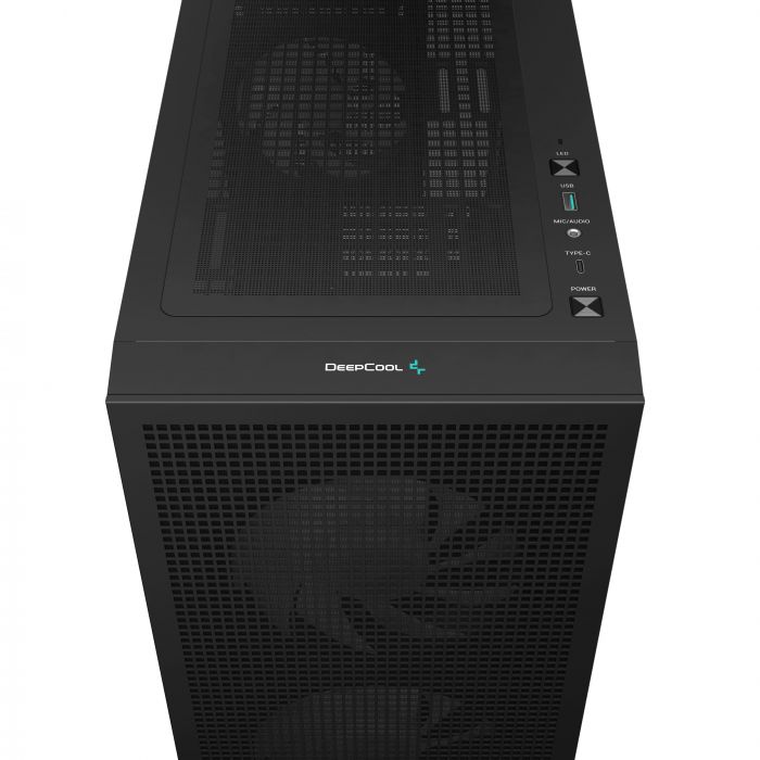 Корпус DeepCool CH360 Digital Black (R-CH360-BKAPE3D-G-1) без БЖ