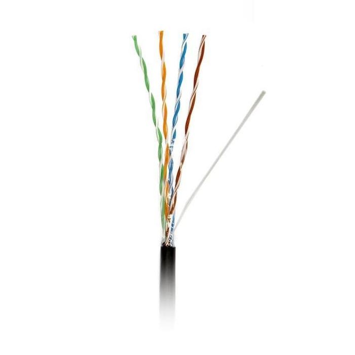 Кабель для зовнішньої прокладки Atcom (20799) Standard FTP, 4*2*0.5мм, ССА, CAT5e, 305м