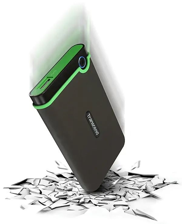 Накопичувач зовнiшнiй HDD 2.5" USB 1.0TB Transcend StoreJet 25M3 Iron Gray Slim (TS1TSJ25M3S)