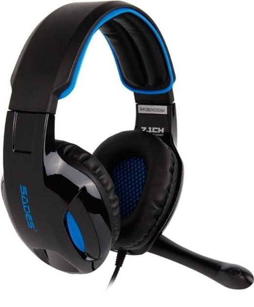 Гарнітура Sades SA-902 Black/Blue (sa902blj)