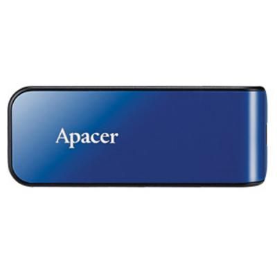 Флеш-накопичувач USB  64GB Apacer AH334 Blue (AP64GAH334U-1)