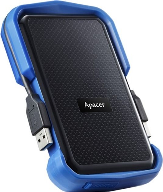 Зовнішній жорсткий диск 2.5" USB 1.0TB Apacer Apacer AC631 Black/Blue (AP1TBAC631U-1)