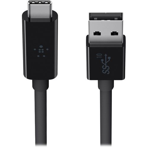 Кабель Belkin USB - USB Type-C (M/M), 1 м, Black (F2CU029bt1M-BLK)