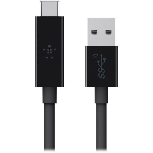 Кабель Belkin USB - USB Type-C (M/M), 1 м, Black (F2CU029bt1M-BLK)