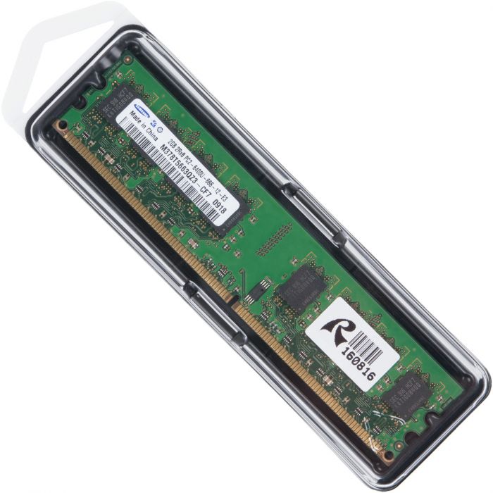 Модуль пам`яті DDR2 2GB/800 Samsung (M378B5663QZ3-CF7/M378T5663QZ3-CF7) Refurbished