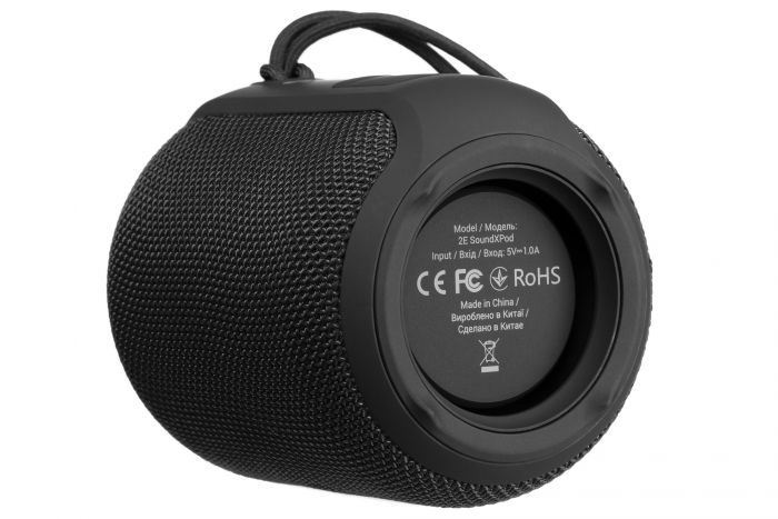 Акустична система 2E SoundXPod TWS MP3 Wireless Waterproof Black (2E-BSSXPWBK)