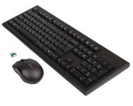 Комплект (клавіатура, миша) бездротовий A4Tech 3000N Black USB