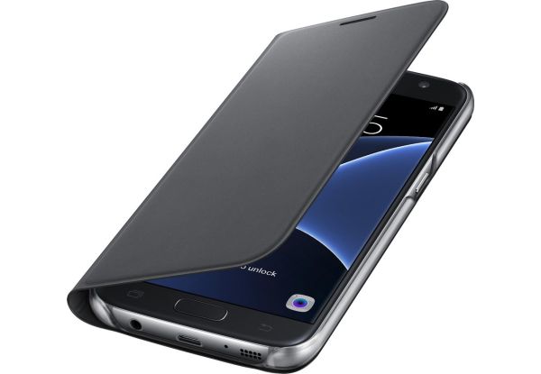 Чохол-книжка Samsung Flip Wallet для Samsung Galaxy S7 Edge  SM-G935 Black (EF-WG935PBEGRU)
