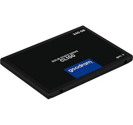 Накопичувач SSD 240GB GOODRAM CL100 GEN.3 2.5" SATAIII 3D TLC (SSDPR-CL100-240-G3)