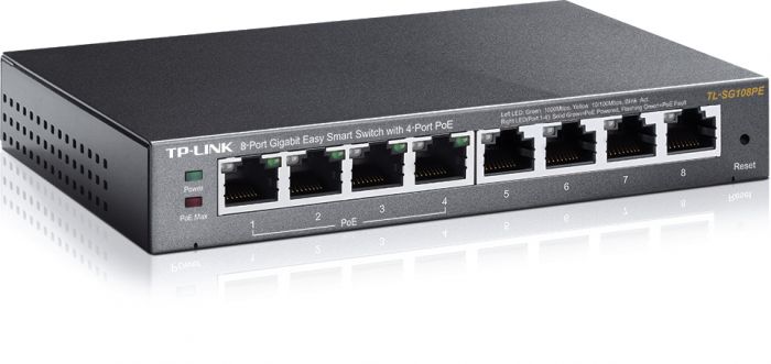 Комутатор TP-Link TL-SG108PE