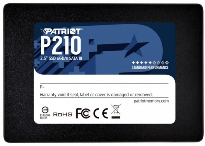 Накопичувач SSD 256GB Patriot P210 2.5" SATAIII TLC (P210S256G25)