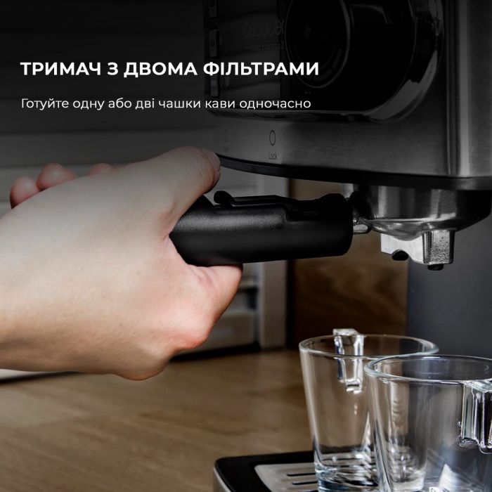 Кавоварка ріжкова Cecotec Cumbia Power Espresso 20 CCTC-01503 (8435484015035)