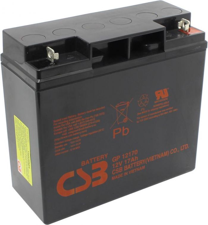 Акумуляторна батарея CSB 12V 17AH (GP12170) AGM