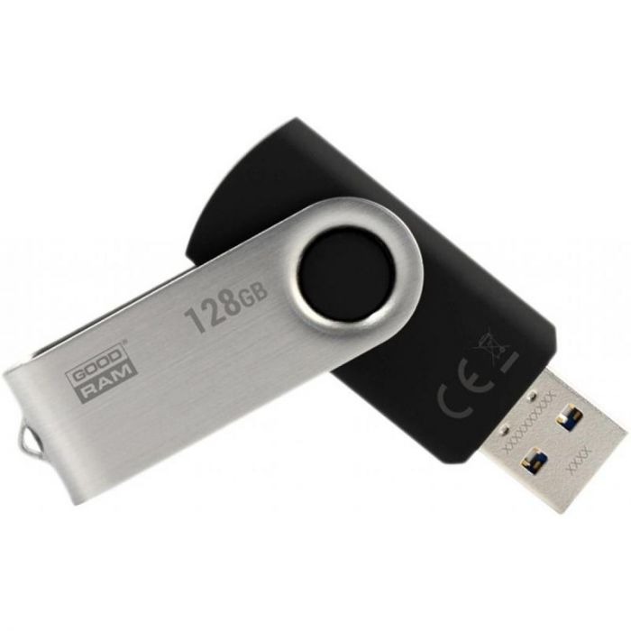 Флеш-накопичувач USB3.2 128GB GOODRAM UTS3 (Twister) Black (UTS3-1280K0R11)