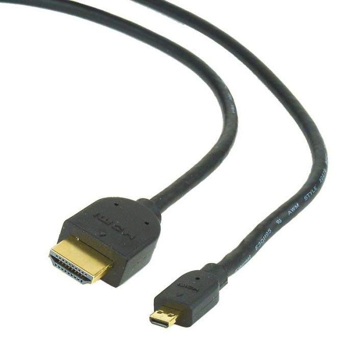 Кабель Cablexpert HDMI - micro-HDMI V 2.0 (M/M), 4.5 м, Black (CC-HDMID-15)