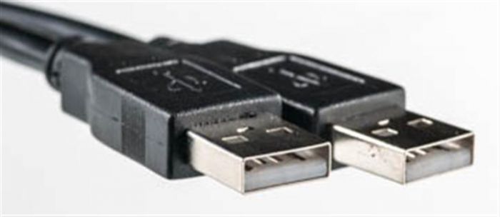 Кабель PowerPlant (KD00AS1213) USB2.0(AM)-USB2.0(AM), 0.5м, Black
