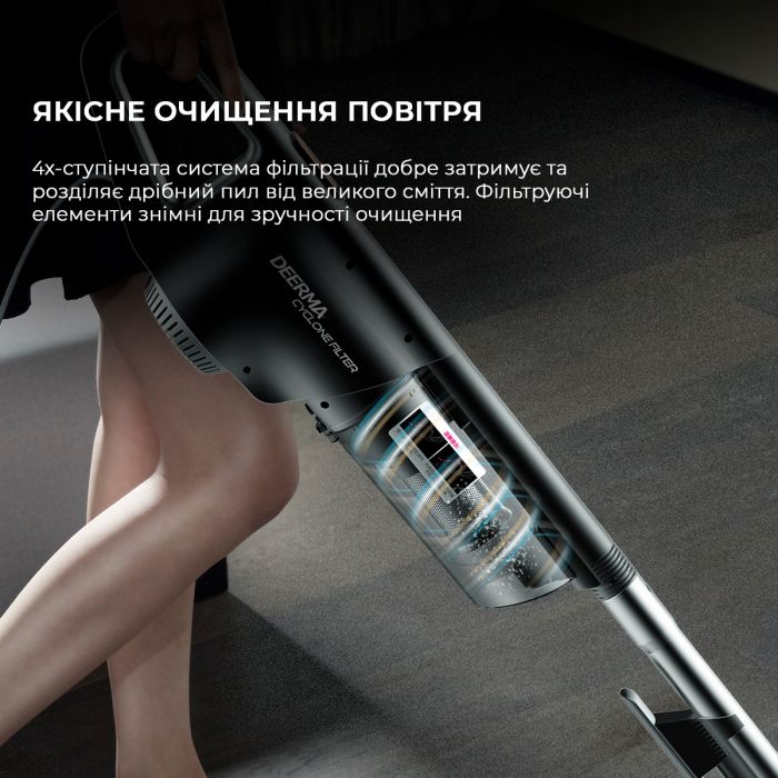 Пилосос Deerma Stick Vacuum Cleaner Cord (DX600)