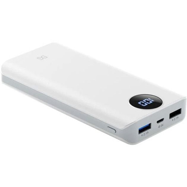 Універсальна мобільна батарея Gusgu Xiamen Mini 80000M 20000 mAh White (GB/T-35590/UA-102807)