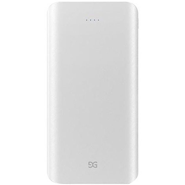 Універсальна мобільна батарея Gusgu Xiamen Mini 80000M 20000 mAh White (GB/T-35590/UA-102807)