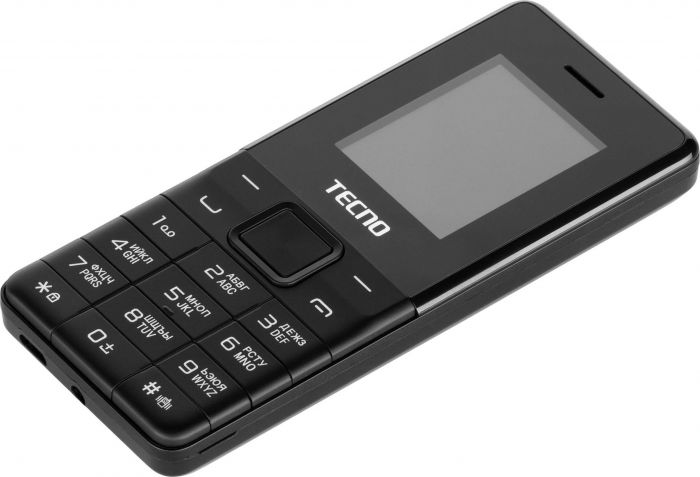 Мобiльний телефон Tecno T301 Dual Sim Phantom Black (4895180778674)