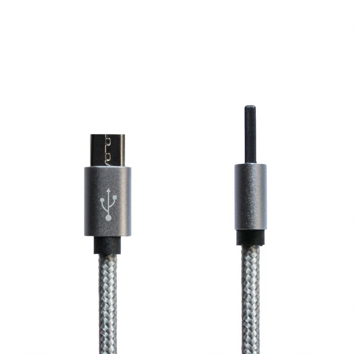 Кабель Grand-X USB - micro USB (M/M), 1 м, Grey (FM02)