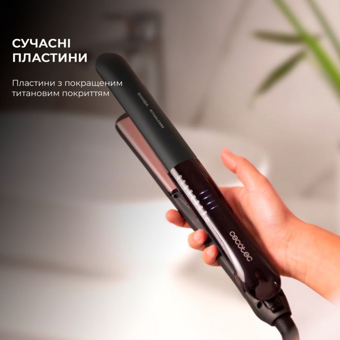 Випрямляч для волосся Cecotec Plancha de pelo Bamba RitualCare 1200 Titanium IonTouch (CCTC-03405)