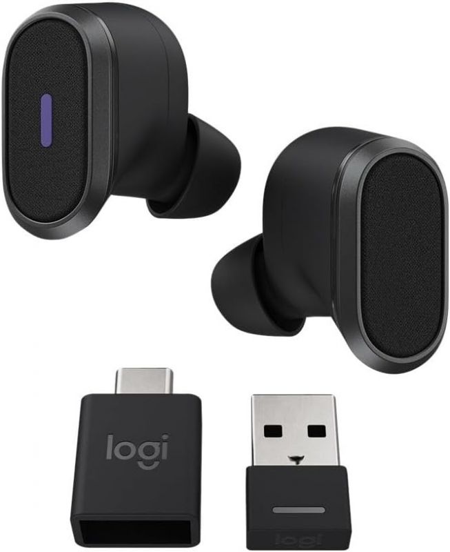 Bluetooth-гарнітура Logitech Zone True Wireless Graphite (985-001082)