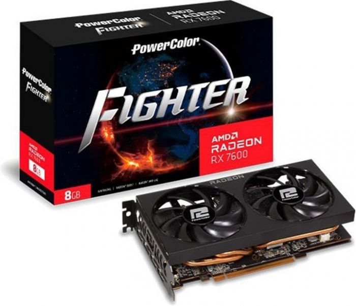 Відеокарта AMD Radeon RX 7600 8GB GDDR6 Fighter PowerColor (RX 7600 8G-F)