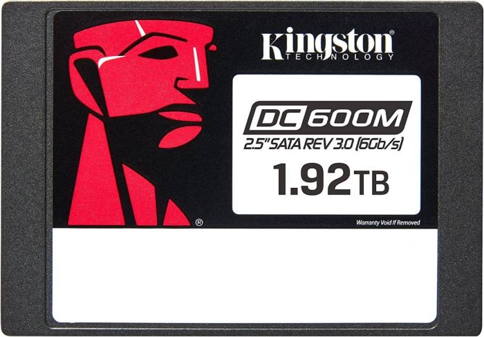 Накопичувач SSD  1.9TB Kingston SSD DC600M 2.5" SATAIII 3D TLC (SEDC600M/1920G)