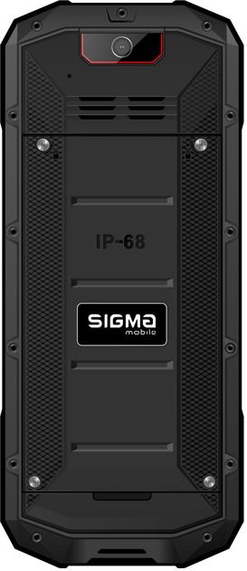 Мобільний телефон Sigma mobile X-treme PA68 Dual Sim Black/Red (4827798466520)