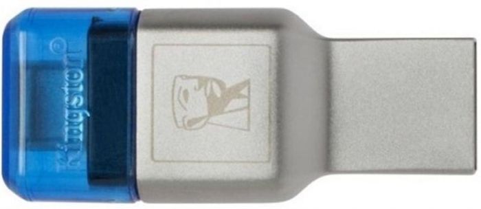 Кардрідер Kingston MobileLite Duo 3C Dual Interface USB3.1 Type-A and Type-C microSD (FCR-ML3C) Metall Casing