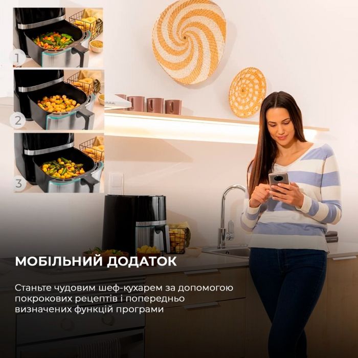 Мультипіч Cecotec Cecofry Full InoxBlack 5500 Connected Pack (CCTC-03319)