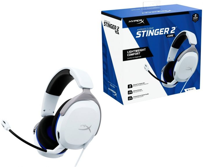 Гарнiтура HyperX Cloud Stinger 2 для PS5/PS4 White (75X29AA)