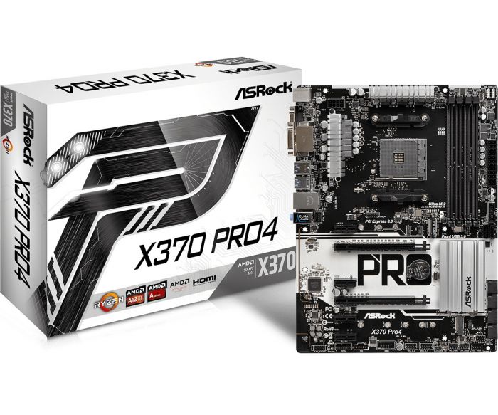 Материнська плата ASRock X370 PRO4 Socket AM4